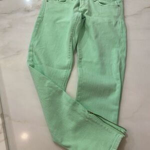 Lilly p skinny jeans low waisted zip bottom